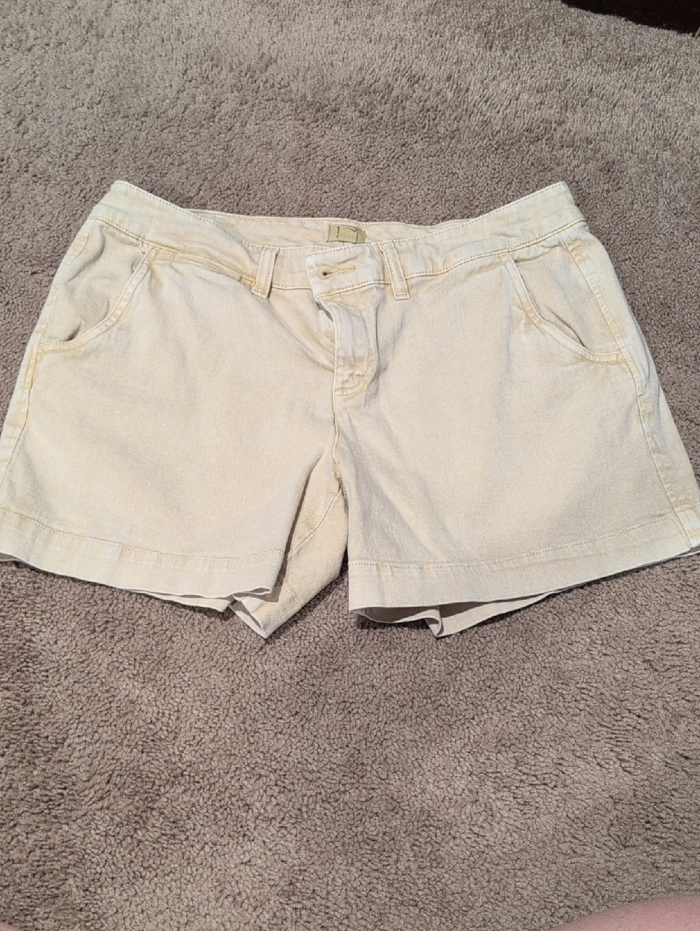 True Craft  Beige Casual Cotton Shorts